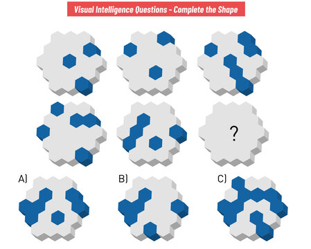 IQ TEST Practice Questions - Figure Completion