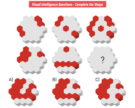 IQ TEST Practice Questions - Figure Completion