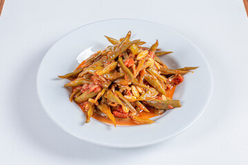 Green beans with some appetizer Turkey food