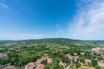 Fototapeta premium 世界遺産の塔の町サンジミニャーノ