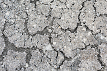 Closeup dry cracked soil - 364472340
