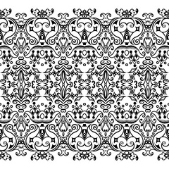 Vector ethnic nature ornamental background