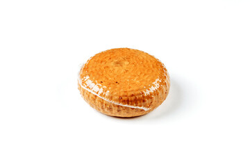 Milk cheese. Isolation on a white background.