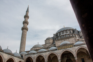 Fototapeta na wymiar Suleymaniye mosque