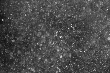 
Dust at night with flash