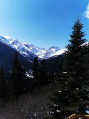 ski resort in the mountains