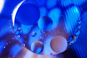 Abstract background with gradient of a blue and white colors
