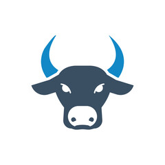 Bull market stock market icon
