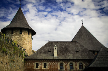 Fototapeta premium old castle in the city