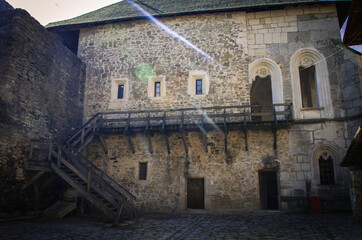 Fototapeta na wymiar old castle in the old town