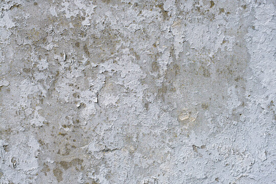 White grunge wall texture. High resolution vintage background of white weathered plaster or stone old texture