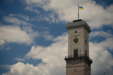clock tower in the city