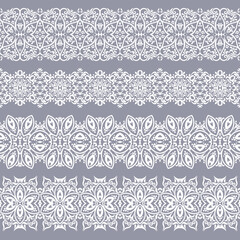 Abstract ethnic nature seamless line art stripes