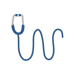 stethoscope medical device isolated icon