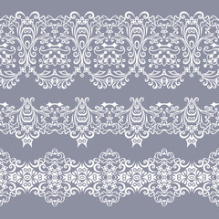 Abstract ethnic nature seamless line art stripes