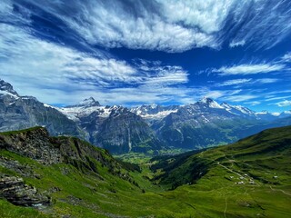 high mountain landscape