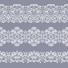 Abstract ethnic nature seamless line art stripes