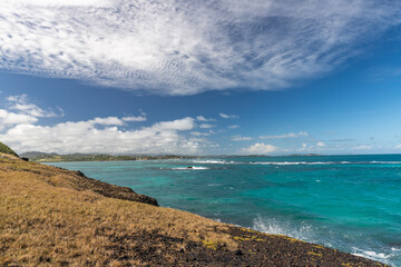 View from Vauclin point, Martinique, France