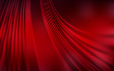 Dark Red vector template with curved lines. An elegant bright illustration with gradient. A completely new template for your design.