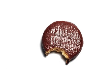Choco pie isolated on white background