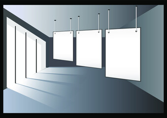 empty gallery interior