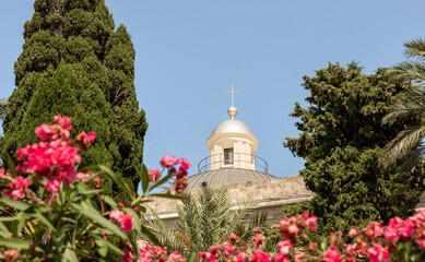 The  Stella Maris Monastery which is located on Mount Carmel in Haifa city in northern Israel