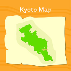 Kyoto Prefecture Map of Japan Country