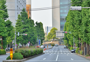 神田駿河台にある駿河台交差点（東京都千代田区）