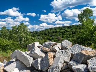 Landscape scene in Washington County of Southwest Pennsylvania n