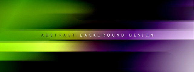 Motion concept neon shiny lines on liquid color gradients abstract backgrounds. Dynamic shadows and lights templates for text