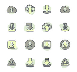 Download icons set