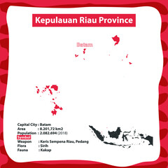 Kepulauan Riau Province Map of Indonesia Country