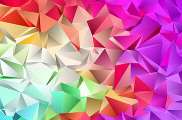 Abstract Low-Poly background. triangulated texture. Design 3d. Polygonal geometrical pattern. Triangular modern style