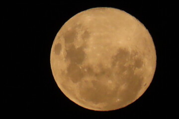 full moon in the night sky