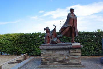 熱海　貫一・お宮の像
