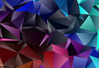 Abstract Low-Poly background. triangulated texture. Design 3d. Polygonal geometrical pattern. Triangular modern style