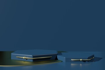 Mockup background for product display in modern minimal style.