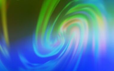 Naklejka premium Light Blue, Green vector blurred shine abstract template. Creative illustration in halftone style with gradient. New style for your business design.