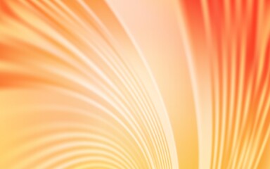 Light Orange vector background with wry lines. An elegant bright illustration with gradient. Pattern for your business design.