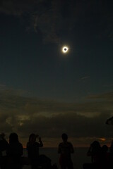see a ring solar eclipse on the beach