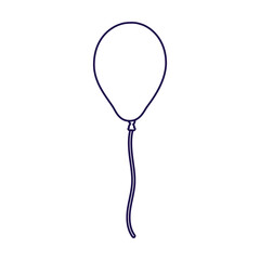 balloon helium floating isolated icon