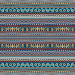 Abstract ethnic stripe pattern, vector background