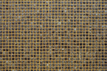 Close up wall stone tiles pattern square small , Ideal for use in the background design  put images...