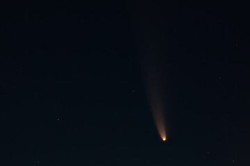 Comet NEOWISE C/2020 F3 photographed with a 500mm focal  telescope in July 13.2020. from Northern...