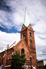 Fototapeta na wymiar Church in the center of Riga, Latvia