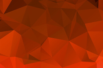 Abstract red geometric background for design