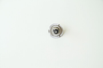 Car bulb isolated on white background, Sao Paulo, Brazil