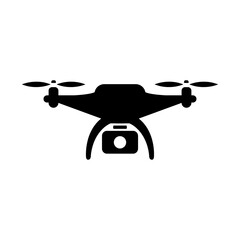 drone quadrocopter with action camera