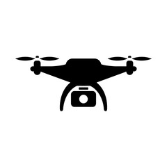 drone quadrocopter with action camera