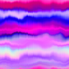 Blurry neon gradient glitch abstract texture background. Wavy irregular bleeding dye seamless pattern. Digital ombre distorted all over print.  © Limolida Studio